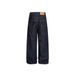 Men's Clothing Double Waist Rivet Men's Workwear Carpenter Jeans – Double Waistband & Riveted Details (Relaxed Straight Fit, Indigo Wash)_mkmklike.com