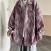 Men's Clothing Tie Dyed Denim Jacket High Street Vibe Handsome Youth Casual Loose Jacket_mkmklike.com