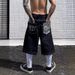 American West Coast Denim Shorts Men's Summer 2026 New Trendy Brand Loose Wash Cut Five-point Casual Pants_mkmklike.com