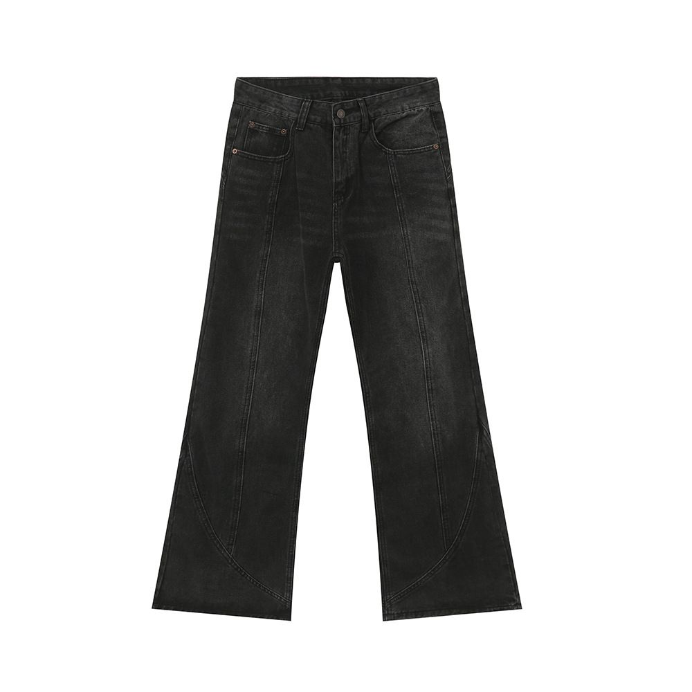 Cleanfit Stretch Denim Pants – American High-Street Slim Bootcut Jeans For Men_mkmklike.com
