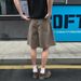 American Retro Solid Color Versatile Men's Summer Shorts, Pure Cotton, Comfortable, Trendy, Stylish, Loose, Casual,_mkmklike.com