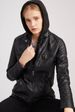 Hooded leather jacket two-piece set can remove oversize leather jacket female PU washed leather_mkmklike.com