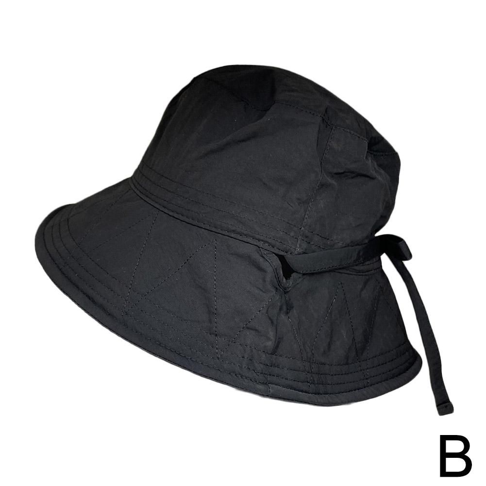 Hot Sale Lace-up Fisherman Korean Ins Blogger Women Lightweight Windbreak Rope Sunshade Basin Cap Spring Summer Casual Sun Bucket_mkmklike.com