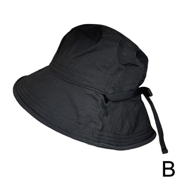 Hot Sale Lace-up Fisherman Korean Ins Blogger Women Lightweight Windbreak Rope Sunshade Basin Cap Spring Summer Casual Sun Bucket_mkmklike.com