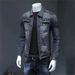 Loom Vintage Denim Motorcycle Jacket For Men, European And American Style, Turn-down Collar, Casual Feel, High-end_mkmklike.com