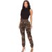 European And American Fashion Slim Camouflage Print Comfortable Casual Stretch Overalls_mkmklike.com