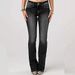 Women's Clothing Casual Pocket Embroidery Flared Jeans_mkmklike.com