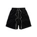 Men's Clothing Streetwear Cargo Shorts Multi-Pocket Drawstring Zip-Up Casual Shorts With Loose Fit & Wide Leg - Summer Fashion Essentials In Black_mkmklike.com