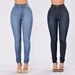 Women’s Clothing Autumn And Winter Denim Supply High Waist Elastic Slim Fit Skinny Pants_mkmklike.com