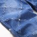 Punk Dark Blue Beaded Fashion Trend Non Elastic Loose Straight Men's Jeans_mkmklike.com