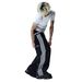 Men's Clothing 2025 New Trendy And Stylish Loose Fitting Wide Leg Jeans With Side Drawstrings, Suitable For Men And Women, Casual And Versatile_mkmklike.com