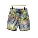 Men's Colorful Jacquard Denim Shorts American Streetwear Summer Casual Versatile Everyday Jeans_mkmklike.com