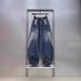 Men's Vintage Washed Straight-Leg Jeans – Distressed Striped Panels, High Street Baggy Fit, Unisex Retro Denim Pants (Blue)_mkmklike.com