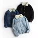 Lamb Wool Fleece Thickened Denim Jacket Winter New Windproof Warm Jacket Couple Jacket Trendy Men's Clothing_mkmklike.com