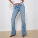 Women's Clothing High Waist Flared Jeans - Summer Stretch Denim Pants For Casual & Office Wear (Light Blue, S/M/L/XL)_mkmklike.com