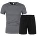 Men's Clothing Casual Spot T-Shirt Shorts Thin Breathable Sports Suit_mkmklike.com