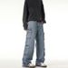 Nordmann American High Street Retro Multi-Pocket Cargo Jean Men' Straight Looe Wide-Leg Spring Autumn Trendy Brand Caual_mkmklike.com