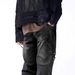 Men's Trendy Casual Distressed Washed Jeans Midweight Straight Pants With Zipper Design Softener Fabric_mkmklike.com