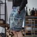 Classic American Retro Denim Shorts For Men Summer Mid-Length Color Block Trendy Five-Point Pants Versatile_mkmklike.com