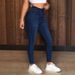 Women's High Waist Skinny Jeans – Vintage Blue Stretch Denim Pants (60% Cotton, Slim Fit, Tummy Control, Retro Wash)_mkmklike.com