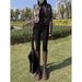 ELLE Black Skinny Jeans For Women, Autumn And Winter New High-Waisted Slim Fit Petite Stretchy Ankle-Length Pencil Pants_mkmklike.com