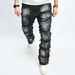 Men's Clothing Slim Fit Bootcut Trousers Men's Hip Hop High Street Men's Jeans_mkmklike.com