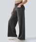 High-Waisted Wide Leg Jeans For Women - Stretch Zip-Fly Trousers With Vintage Wash, Comfortable Straight Cut Denim Pants (S-5XL)_mkmklike.com