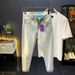High End Men's Stretch Denim Jeans Slim Fit Business Casual Trousers_mkmklike.com