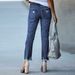 Women's Clothing Straight Tassel Jeans Slim Fit Ripped Trousers Female_mkmklike.com
