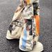 Men's Distressed Punk Jeans – Graffiti Washed Denim Pants With Paint Splatter, Streetwear Straight Fit (Beige, S-3XL)_mkmklike.com