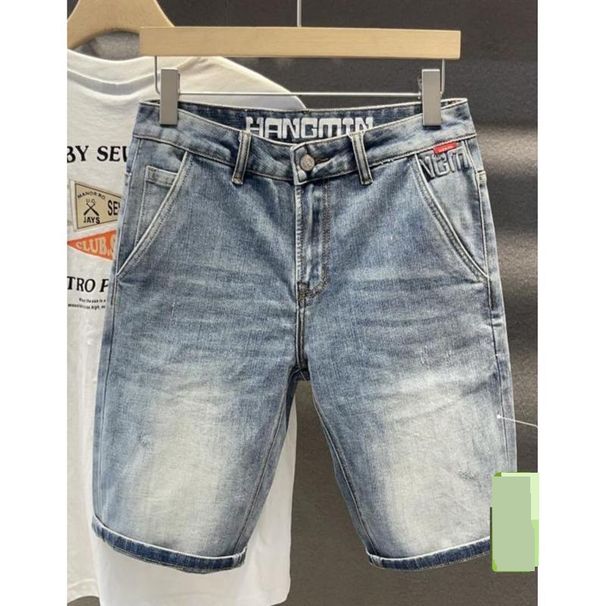 Men's Clothing Light Colored Denim Shorts Men's Summer Thin Shorts Summer New Handsome Shorts_mkmklike.com