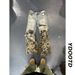 Men's American Retro Camouflage Patchwork Jeans – Fake Two-Piece Design, Cleanfit Straight Leg Pants With Distressed Detailing_mkmklike.com