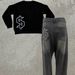 Men's Retro Washed Distressed Denim Jeans High Street Style Casual Straight Leg Pants Mid Waist Gray Cropped With Slight Stretch_mkmklike.com