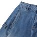 Curved Wide-Leg Jeans Trendy Brand Men's Design Workwear Long Vibe High Street Washed Vintage Distressed Loose Pants_mkmklike.com