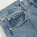 Solid Color Washed Vintage Irregular Hem Jeans Men's American Style Loose Straight Trendy Casual Pants_mkmklike.com
