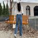 Retro High-waisted Straight-leg Jeans Women, 2024 Autumn New Style, Loose And Slimming, Versatile Wide-leg Floor-length_mkmklike.com