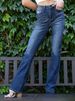Women’s Clothing New High Rise Slim Fit Bootcut Jeans_mkmklike.com