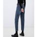 Women's Clothing Super League Classic Bi Entry Stretch Daddy Pants Cotton Retro Slim Trousers High Waist Loose Straight Jeans_mkmklike.com
