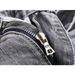 Men's Grey Skinny Jeans Ripped Patch Embroidered Stretch High Street Parkour Youth AM_mkmklike.com