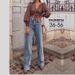 Women's Flared Denim Jeans – Trendy Wide-Leg Cotton Pants For Autumn Classic Washed Blue Hue_mkmklike.com