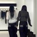 Korean Minimalist High-Waisted Straight Jeans - Embroidered Letter Pocket, Comfortable Cotton Blend, Loose Fit & Slimming, Black (Sizes S-L)_mkmklike.com