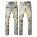Mens Jeans For Guys Rip Slim Fit Skinny Man Pants Orange Star Patches Wearing Biker Denim Cult Stretch Motorcycle Trendy_mkmklike.com