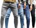 Men's Stretch Skinny Jeans - Premium Slim Fit Denim Pants, High Elasticity Comfort Jeans For Daily Wear_mkmklike.com