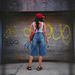 Women's Clothing Ripped Straight Leg Denim Jeans Faux Two Piece Design Overlapped Waist For Spring/Autumn & Summer_mkmklike.com