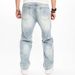 Men's Clothing Trendy High Street Jeans Loose Wide Leg Straight Pants_mkmklike.com