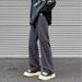 Loom New Washed Vintage Embroidered Jeans For Men Spring Autumn Straight Loose European And American High Street Style Long_mkmklike.com