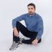 Men's Summer Loose Straight Leg Jeans Trousers_mkmklike.com