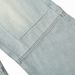 Punk Washed Denim Cargo Men's High Street Loose Wide-Leg Straight Long Pants Vintage Patchwork Design_mkmklike.com