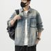 Men's Clothing Large Size Men's Spring New Retro Denim Shirt Men's Loose Versatile Embroidered Shirt Jacket Men_mkmklike.com