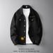 BOY Korean Syle Denim Jacke Spring Auumn Embroidered Label Long Sleeve Fashion Versaile Personaliy Top Men's_mkmklike.com